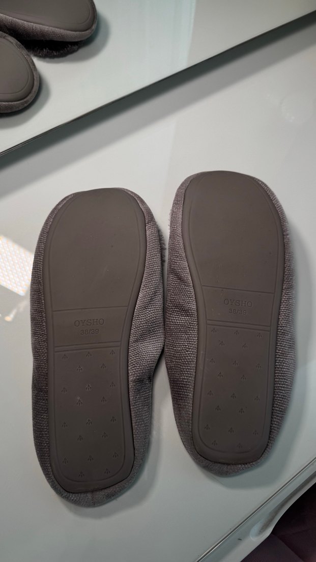 Gri Kadın terlik oysho - Görsel 5