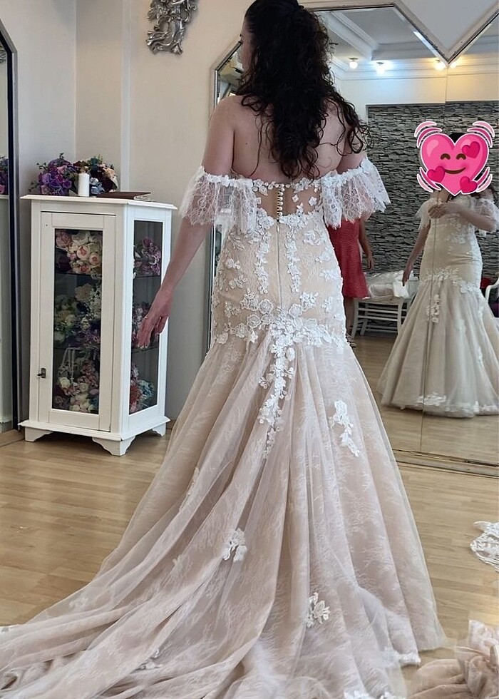 Balık model gelinlik - Görsel 2