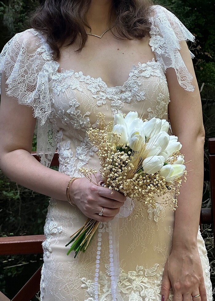 Balık model gelinlik - Görsel 5