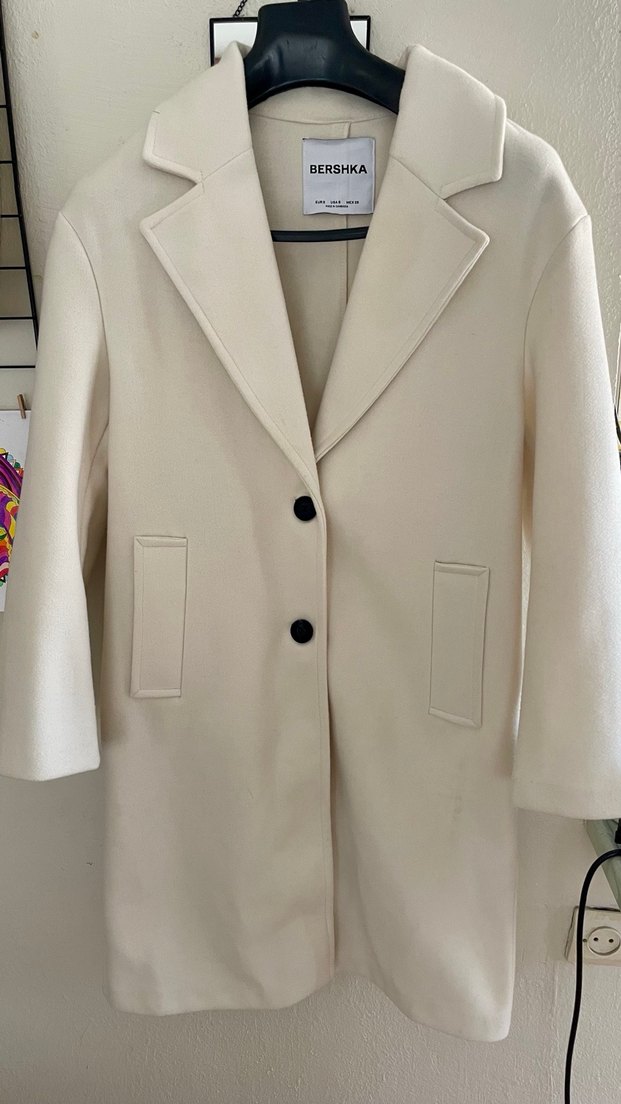 Bershka uzun kaban - Görsel 3