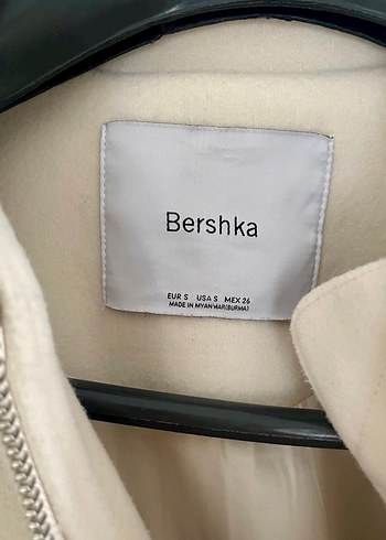 Bershka Beyaz Kadın bomber Ceket - Görsel 3