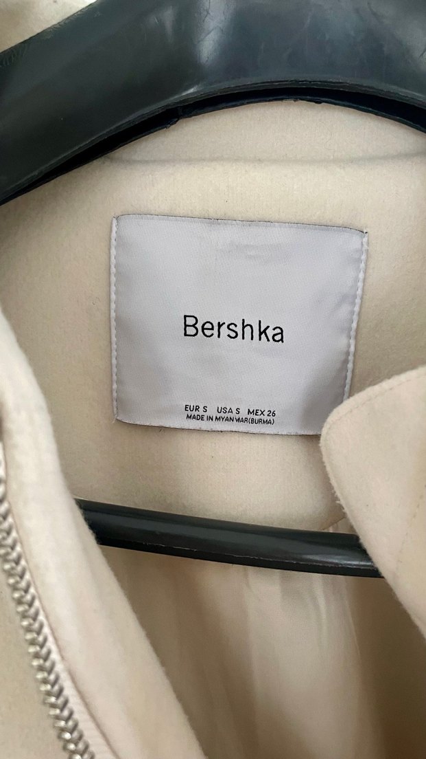 Bershka Beyaz Kadın bomber Ceket - Görsel 3