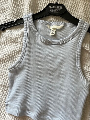 h&m halter yaka crop
