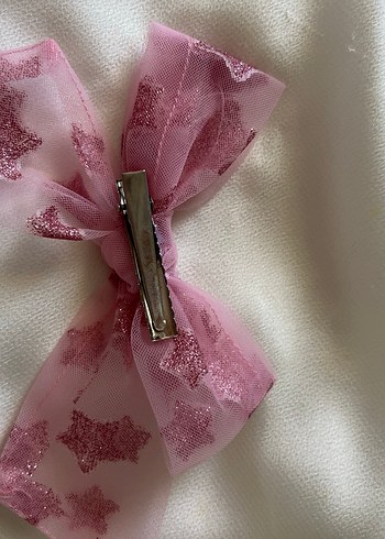 Accessorize Pembe Yıldızlı Tül Kurdele