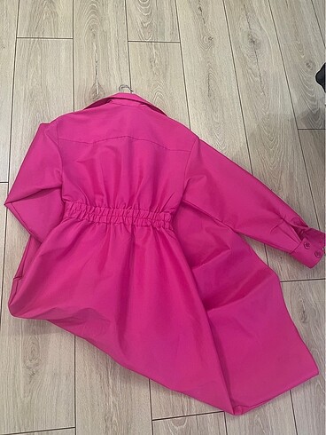 Gömlek yaka bel kemer detaylı elbise 38 beden - Görsel 5