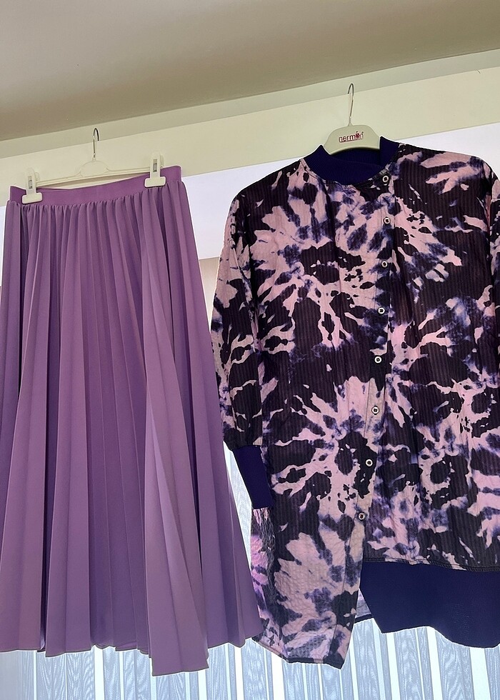 Gömlek+etek İNVE marka 1 beden takım (40-42-44) - Görsel 5