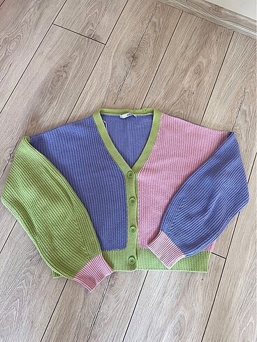 3 renkli mini hırka lcw marka XS BEDEN
