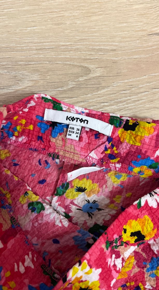 Renkli Çiçekli Uzun Kadın Etek - Görsel 3