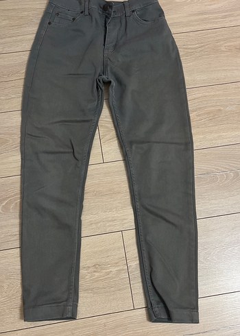 Gri Denim okul Pantolon - Görsel 2