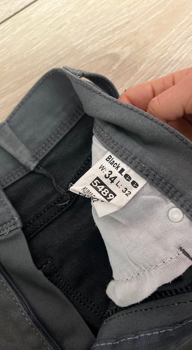 Gri Denim okul Pantolon - Görsel 3