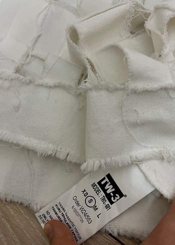 Beyaz Mini Kısa Kollu Kadın Tişört - Görsel 4