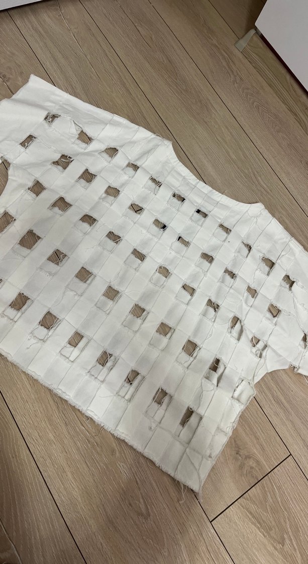 Beyaz Mini Kısa Kollu Kadın Tişört - Görsel 5