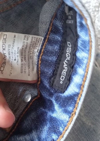 27 Beden dsqared2 Mavi Denim Mini Şort