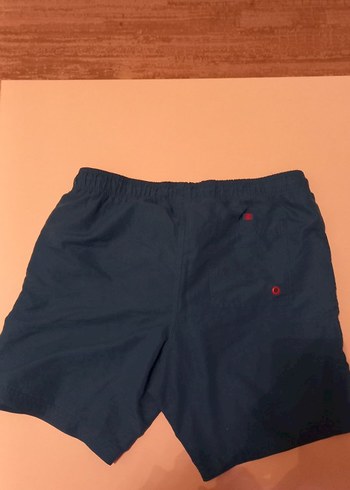 Koyu Mavi Belden Bağlamalı Erkek deniz Şort - Görsel 3