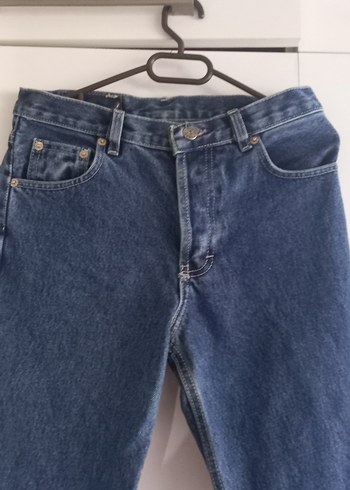 Diğer Kadın Mavi Rahat Kesim Kot Pantolon