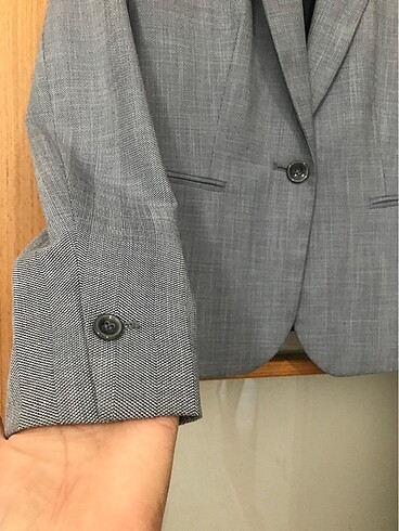 34 Beden gri Renk Zara Blazer Ceket