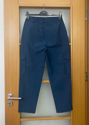 Mavi kargo pantolon - Görsel 4