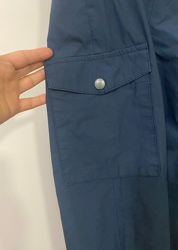 Mavi kargo pantolon - Görsel 5