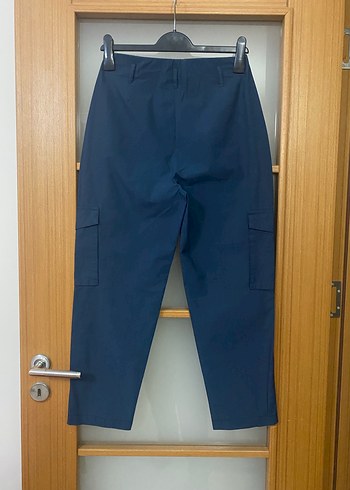 Mavi kargo pantolon - Görsel 3
