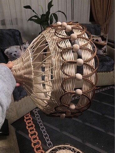  Beden ten rengi Renk Bırıncı kalıte rattan avıze