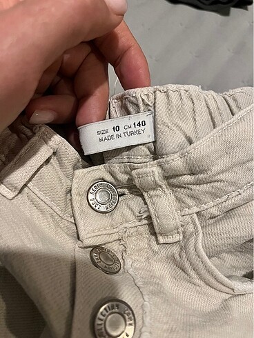10 Yaş Beden Zara kot şort