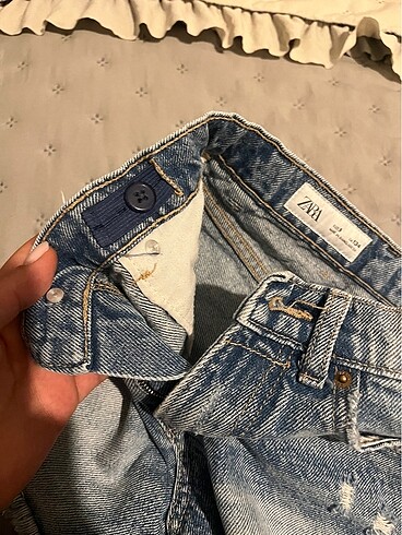 9 Yaş Beden mavi Renk Zara kız çocuk şort