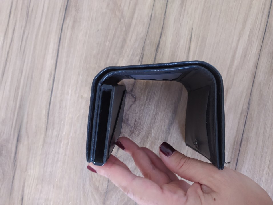 Siyah Baskılı Erkek Cüzdan - Görsel 2