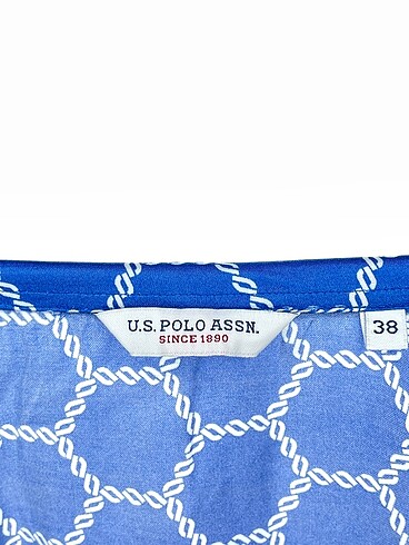 38 Beden mavi Renk U.S Polo Assn. Günlük Elbise %70 İndirimli.