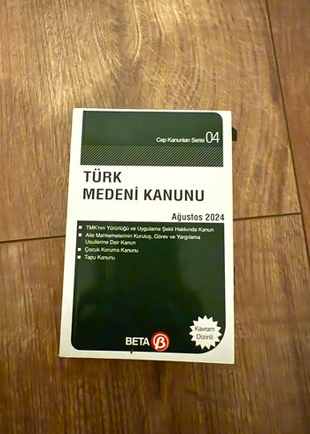 Türk Medeni Kanunu - Ağustos 2024