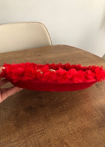 Kırmızı Kına Tepsisi - Görsel 2