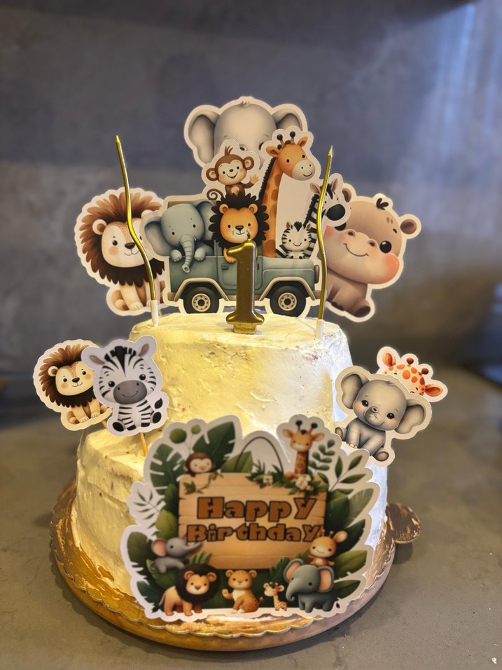 Doğum Günü Süslemeleri hayvan Temalı konsept - Görsel 2