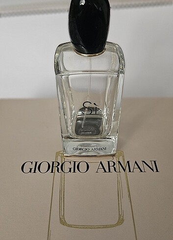 GIORGIO ARMANI Sì parfüm orijinal boş şişe ve orijinal kutu