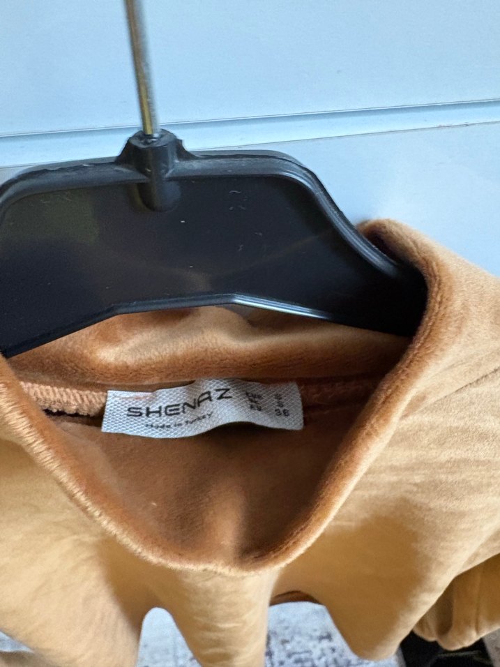 Kadın Kahverengi Süet Boğazlı Kazak - Görsel 3