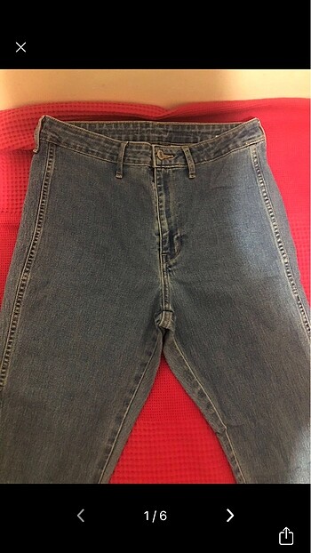 HM yüksek bel skiny jean
