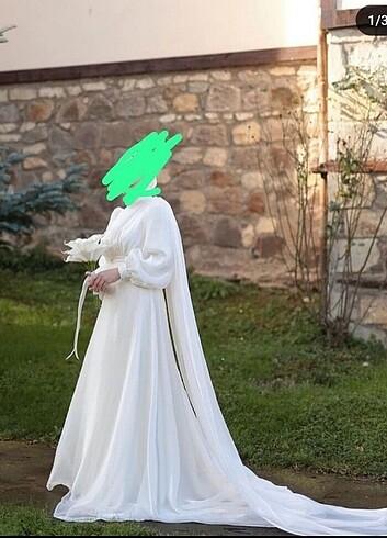 Tesettür nikah elbisesi amelie