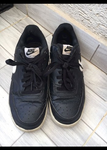Nike Siyah Bağcıklı erkek Spor Ayakkabı