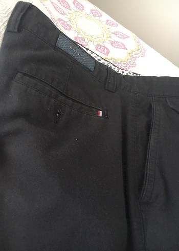 44 Beden Siyah Erkek Regular Fit Ofis Pantolonu