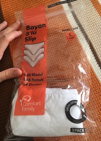 Kadın 1 adet Slip Külot