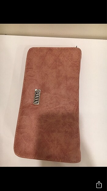 Pudra renk büyük boy cüzdan - Görsel 6