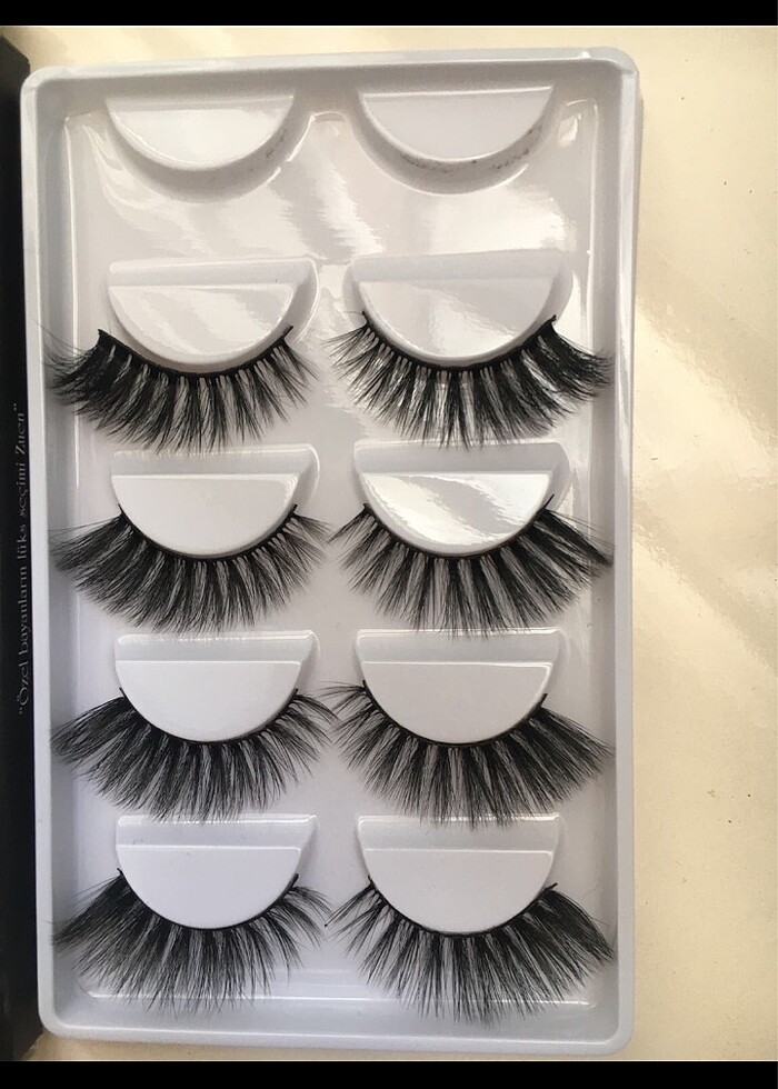 Gerçek kıl görünümünde takma kirpik - Görsel 4