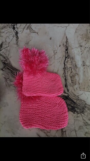 Kız çocuk örme bot - Görsel 4