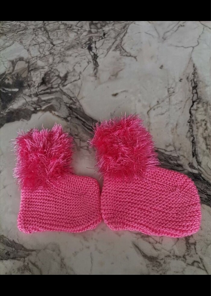 Kız çocuk örme bot - Görsel 2