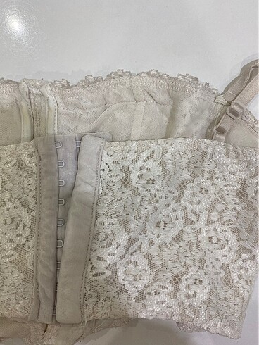 xs Beden trendyolmilla dantelli korse crop