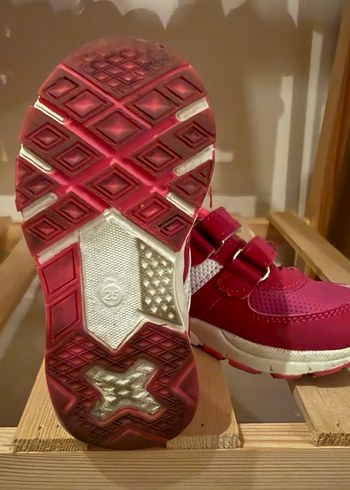 Kız Çocuk Pembe Ascolli Cırt Cırtlı Spor Ayakkabı - Görsel 2