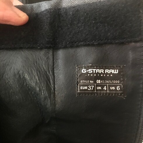 37 Beden siyah Renk Fırsat G-Star Raw Kadın Çizme