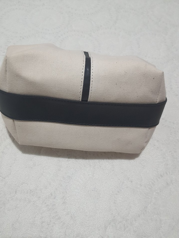 Fermuarlı Beyaz Deri Kadın Çanta - Görsel 2