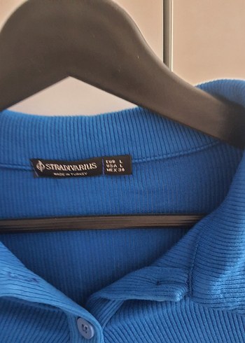 Düğmeli Lacivert Kadın Uzun Kollu Gömlek - Görsel 2