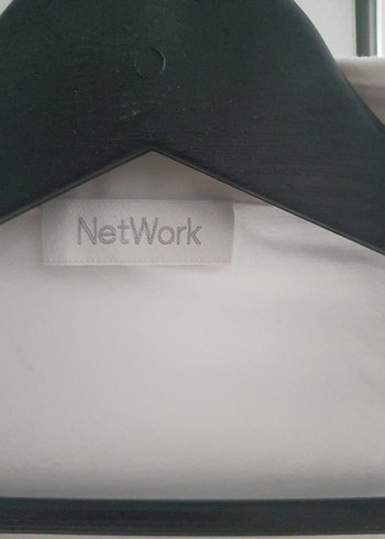 Beyaz Pamuklu Uzun Kollu Gömlek, esnek kumas - Görsel 2