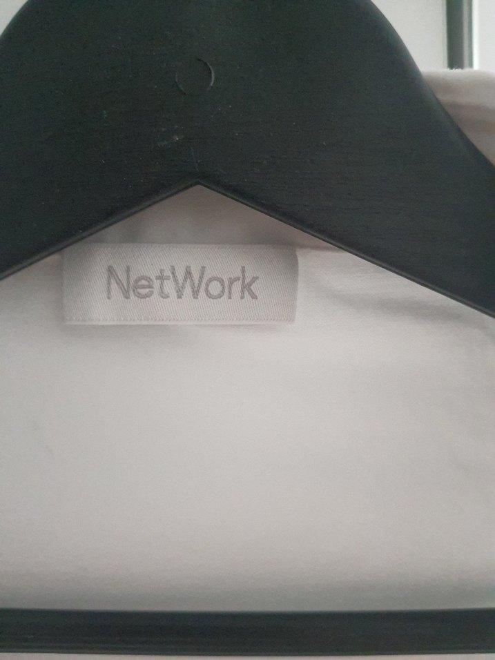 Beyaz Pamuklu Uzun Kollu Gömlek, esnek kumas - Görsel 2