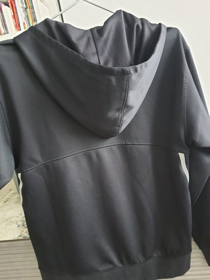 Fermuarlı Siyah Kapüşonlu Erkek Çocuk Sweatshirt - Görsel 3